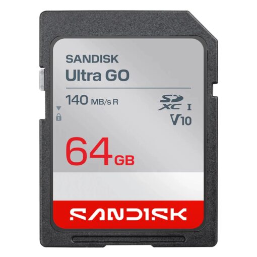 Tarjeta De Memoria SD SanDisk Ultra Go 64GB 140Mbs - SDSDUGN-064G-GN6IN