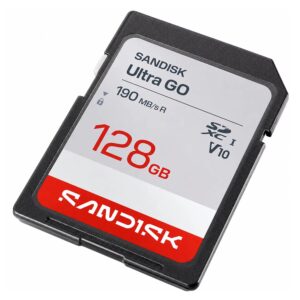 Tarjeta De Memoria SD SanDisk Ultra Go 128GB 140Mbs - SDSDUGN-128G-GN6IN - Imagen 2