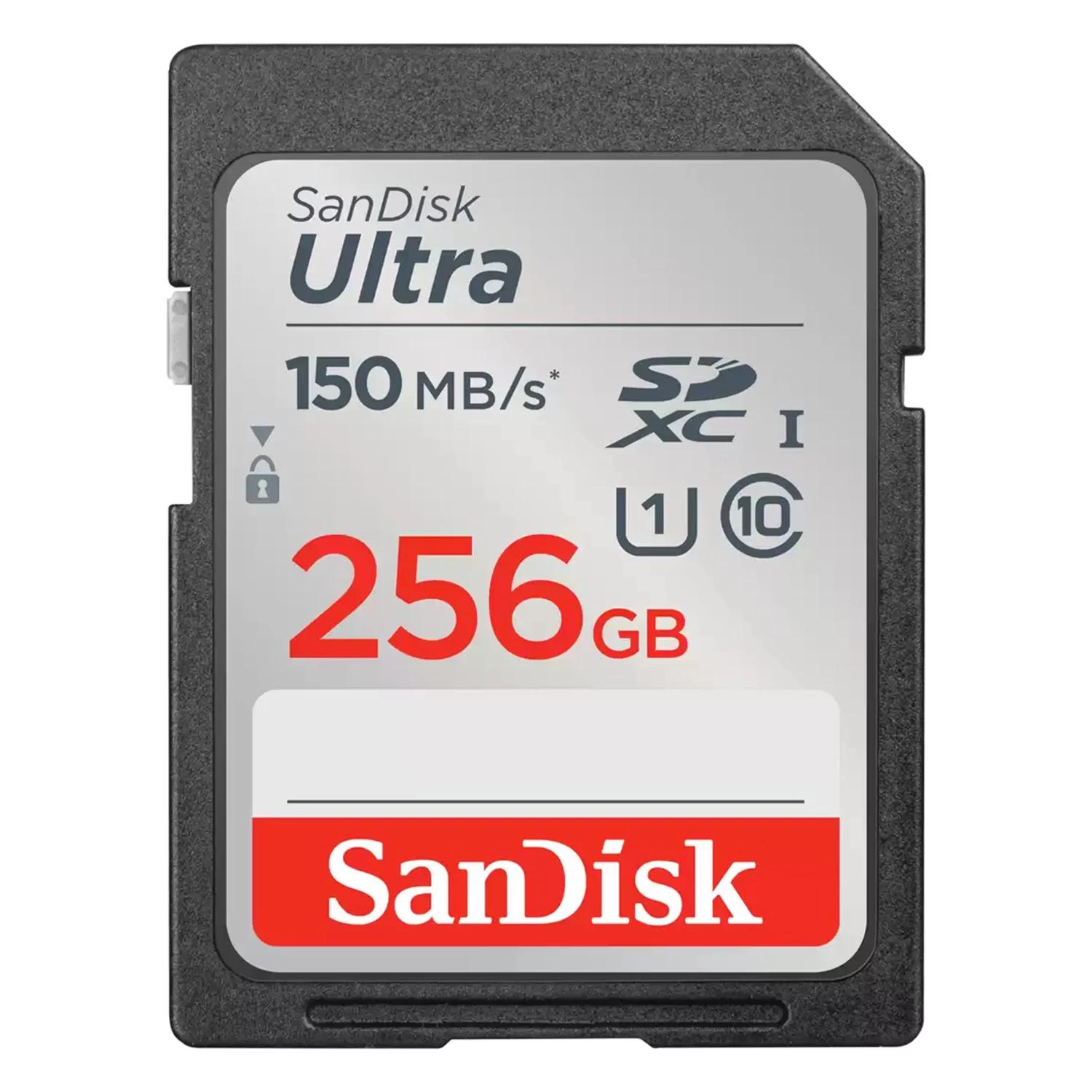 Tarjeta De Memoria SD SanDisk Ultra Go 256GB 150Mbs - SDSDUGN-256G-GN6IN