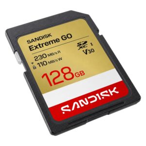 Tarjeta De Memoria SD SanDisk Extreme Go 128GB 230Mbs - SDSDXGN-128G-GNCIN - Imagen 2