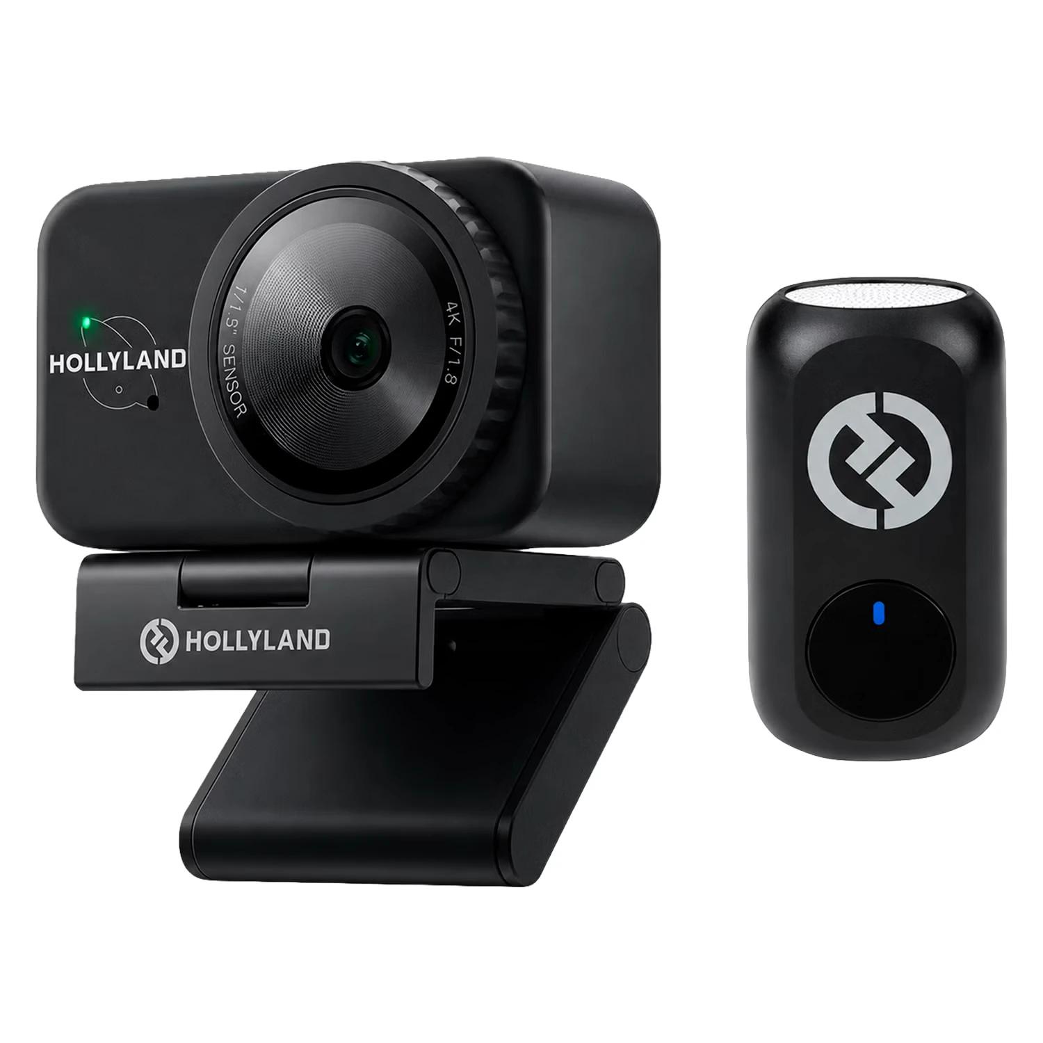 Webcam Hollyland Lyra Streaming Combo 4K Ultra 30 FPS Microfone Integrado - Preto