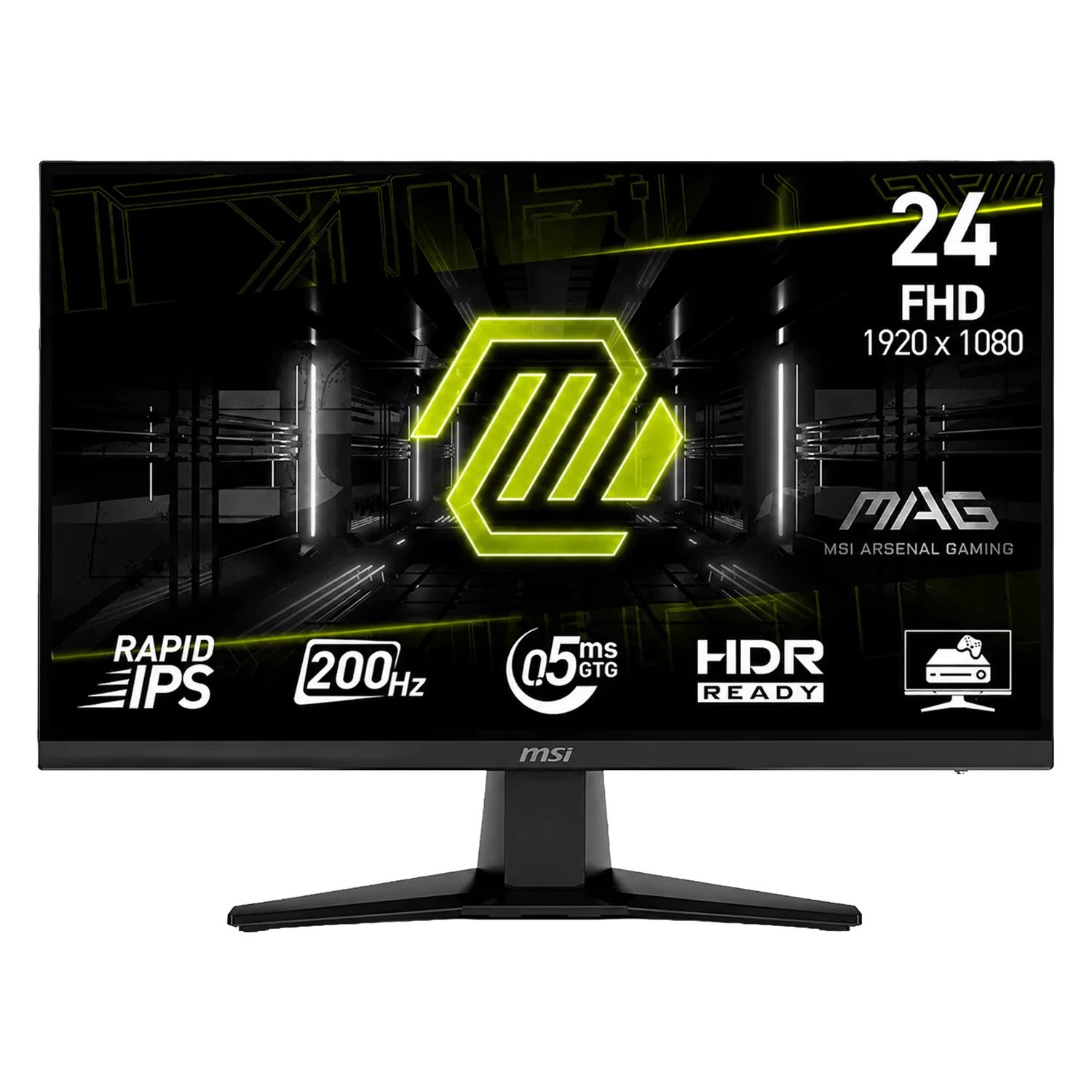 Monitor Gamer MSI MAG G242F 24" Full HD 200Hz IPS - Negro