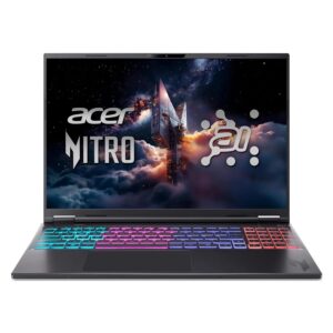 Notebook Gamer Acer Nitro V 16S AI AMD Ryzen 9-365 RTX 5070Ti 32GB RAM 2TB SSD Tela 16" WQXGA IPS Windows 11 Inglês Preto - AN16S-61-R5K4