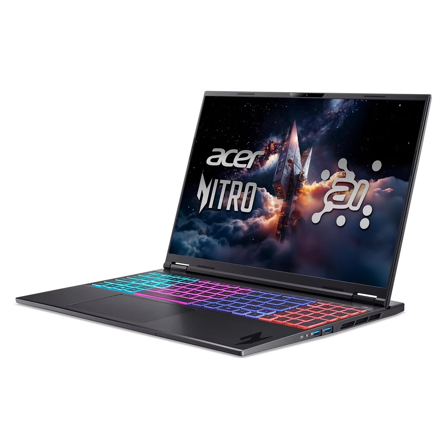 Notebook Gamer Acer Nitro V 16S AI AMD Ryzen 9-365 RTX 5070Ti 32GB RAM 2TB SSD Tela 16" WQXGA IPS Windows 11 Inglês Preto - AN16S-61-R5K4 - Imagen 2