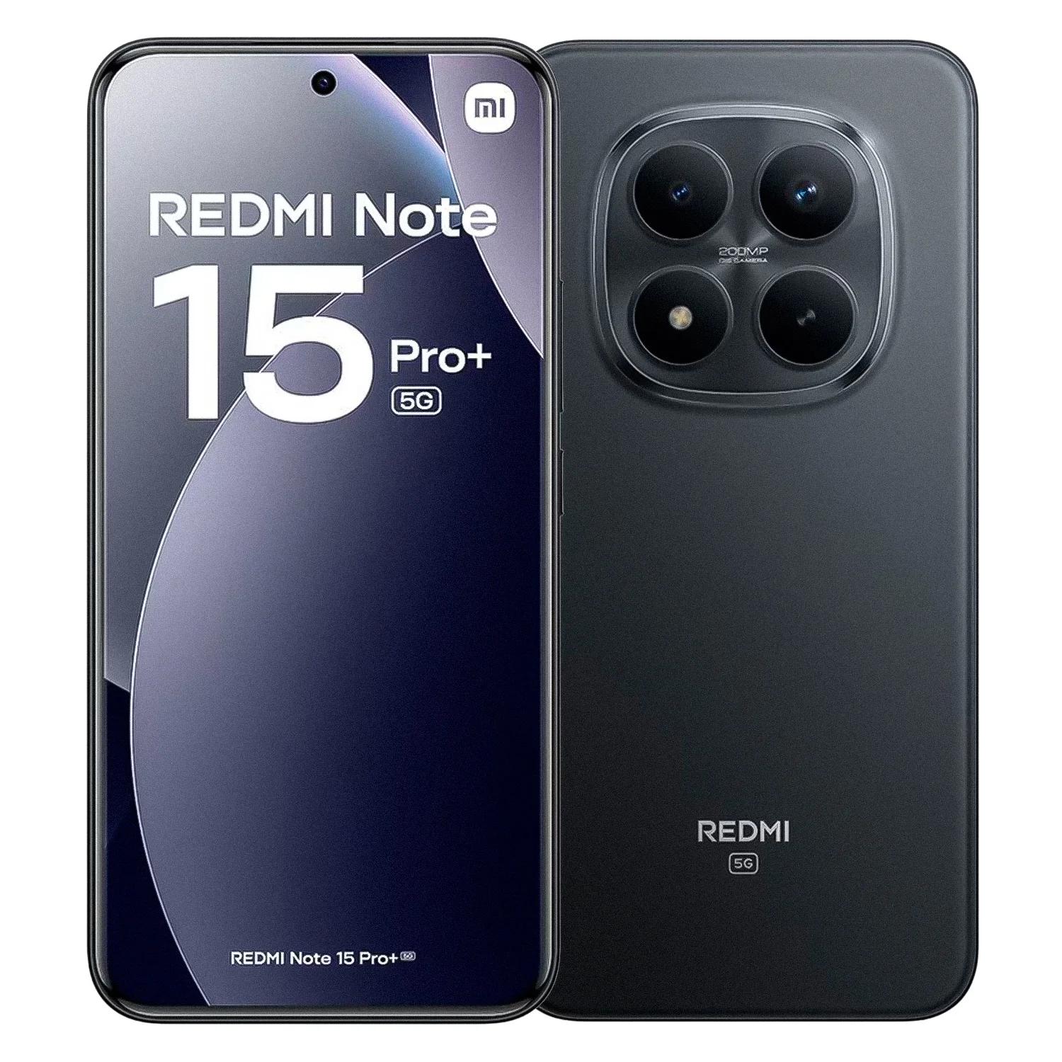 Smartphone Xiaomi Redmi Note 15 Pro+ 5G 256GB 12GB RAM Dual SIM Pantalla 6.83" Chino - Negro