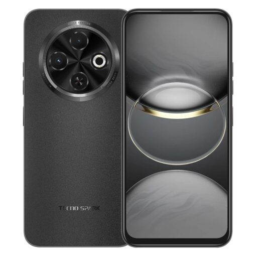 Smartphone Tecno Spark 30C KL5 256GB 8GB RAM Dual SIM Pantalla 6.67" - Negro (Anatel)