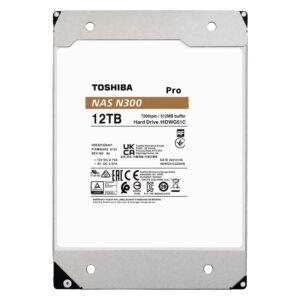HD Toshiba N300 Pro NAS 12TB 3.5" SATA 3 200RPM - HDWG51CXZSTB - Imagen 3