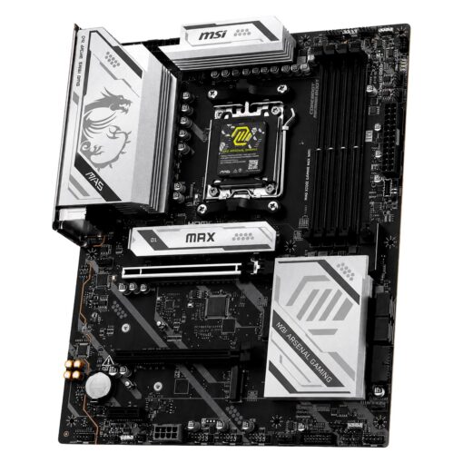 Alternative view of Placa Madre MSI X870E Gaming Max WiFi DDR5 Socket AM5 Chipset AMD X870E ATX