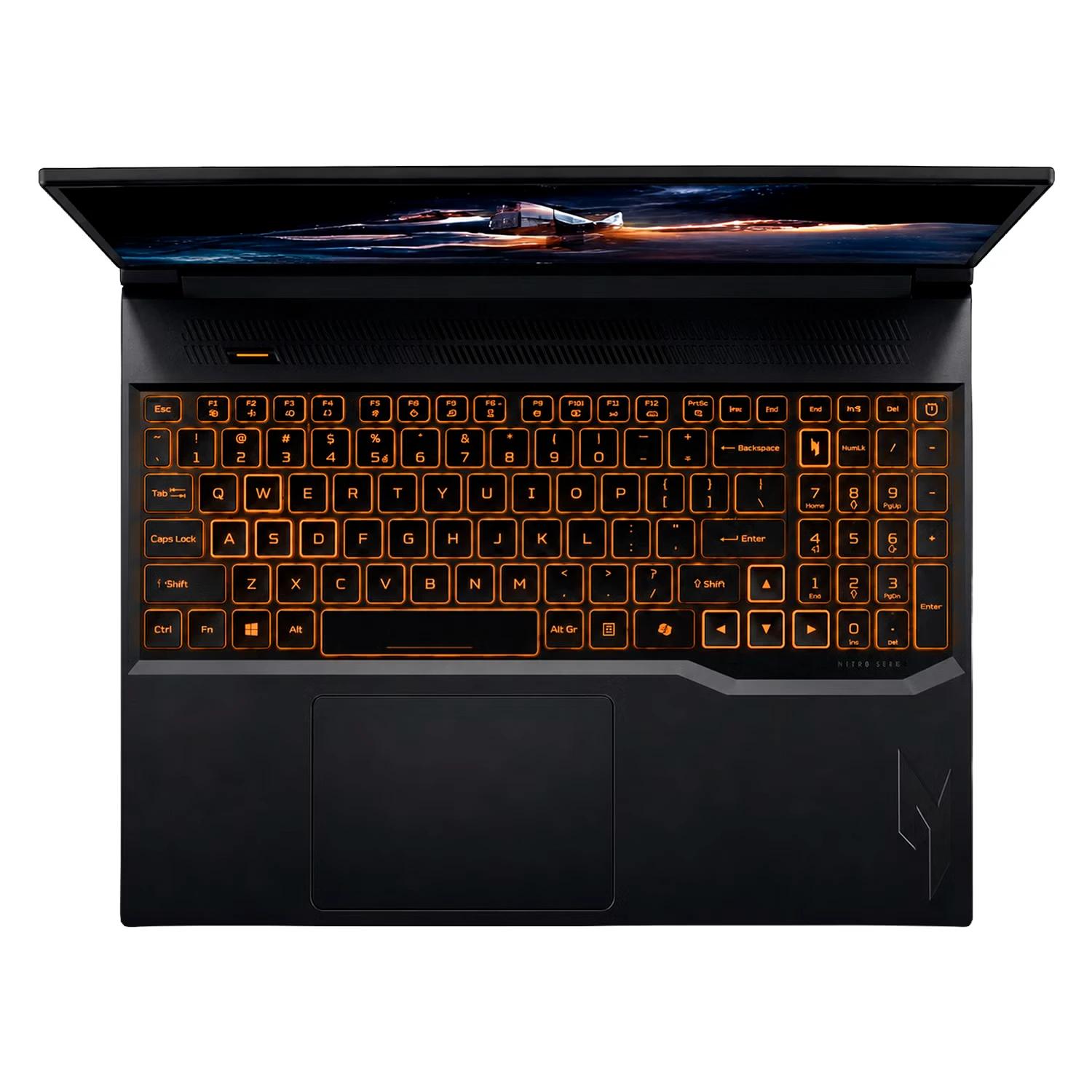 Notebook Gamer Acer Nitro V 16 Intel Core 7-240H RTX 5050 16GB RAM 512GB SSD Tela 16" WUXGA IPS Windows 11 Inglês Preto - ANV16-72-789X - Imagen 3