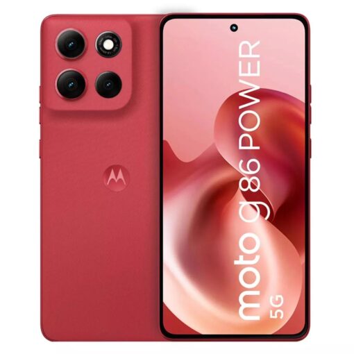 Smartphone Motorola Moto G86 Power 5G XT-2527-6 256GB 8GB RAM Single SIM eSIM Pantalla 6.67" - Rojo