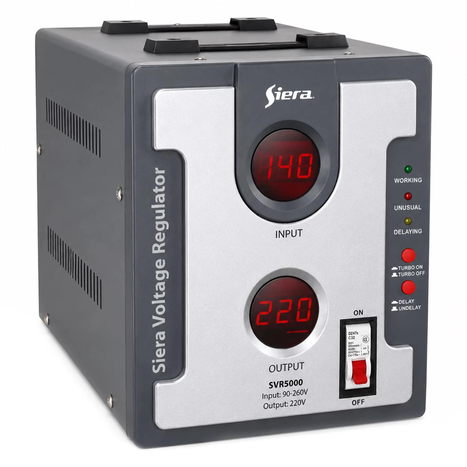 Estabilizador De Tensão Siera SVR5000 5000VA 5000W 220V