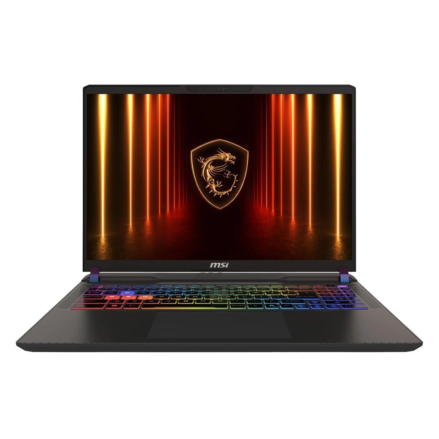 Notebook Gamer MSI Vector 16 HX Intel Core Ultra 7-255HX RTX 5070Ti 32GB RAM 1TB SSD Tela 16" QHD+ Windows 11 Inglês Preto - A2XWHG-285