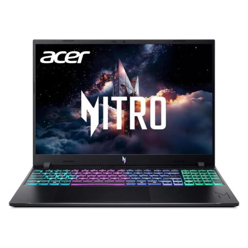 Notebook Gamer Acer Nitro V 16 Intel Core 7-240H RTX 5060 16GB RAM 512GB SSD Pantalla 16" WUXGA Windows 11 Inglés Negro - ANV16-I31-70WA