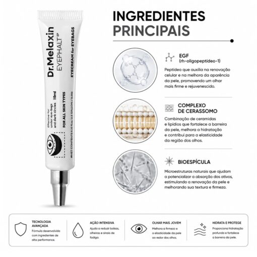 Alternative view of Creme Para Área Dos Ojos Dr. Melaxin Eyephalt Eyebag 10ml