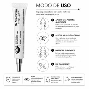 Creme para Área dos Olhos Dr. Melaxin Eyephalt Eyebag 10ml - Imagen 5