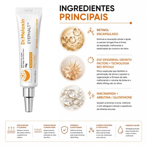 Alternative view of Creme Para Área Dos Ojos Dr. Melaxin Retinol Eyephalt Eyebag 10g