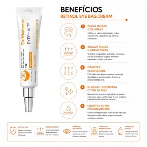 Creme para Área dos Olhos Dr. Melaxin Retinol Eyephalt Eyebag 10g - Imagen 4