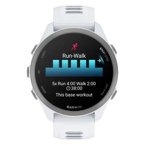 Alternative view of Smartwatch Garmin Forerunner 170 010-03920-01 - Branco