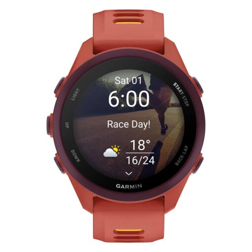 Alternative view of Smartwatch Garmin Forerunner 170 Music 010-03920-13 - Rosa Y Amarillo