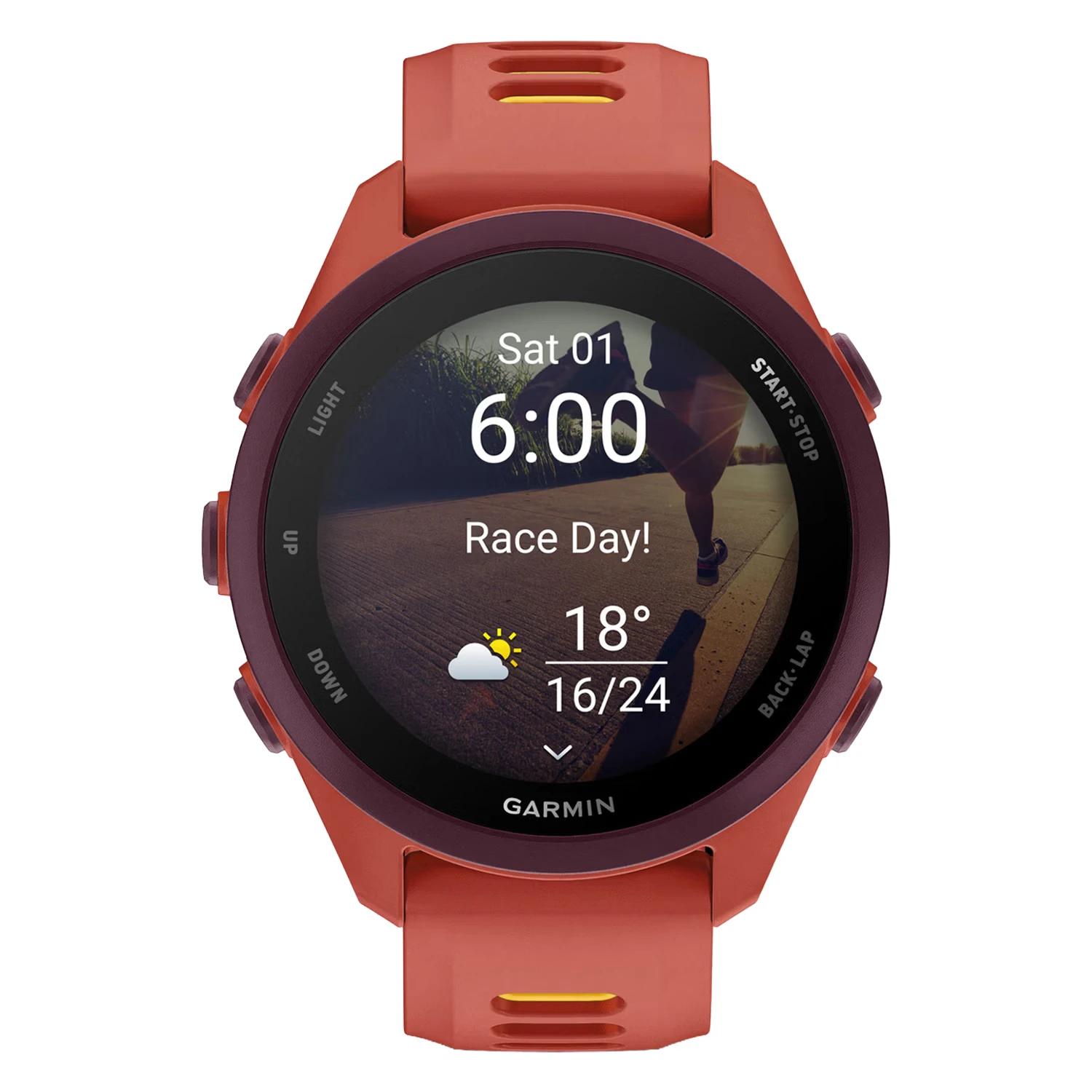 Smartwatch Garmin Forerunner 170 Music 010-03920-13 - Rosa Y Amarillo - Imagen 2