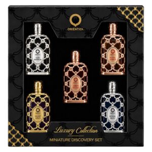 Kit Perfume Orientica Luxury Collection Miniature Discovery Set Eau de Parfum Unissex 7.5ml - 5 Unidades