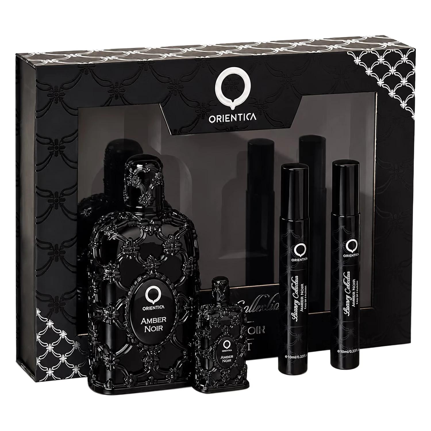 Kit Perfume Orientica Luxury Collection Amber Noir Eau De Parfum Femenino 80ml - 4 Unidades