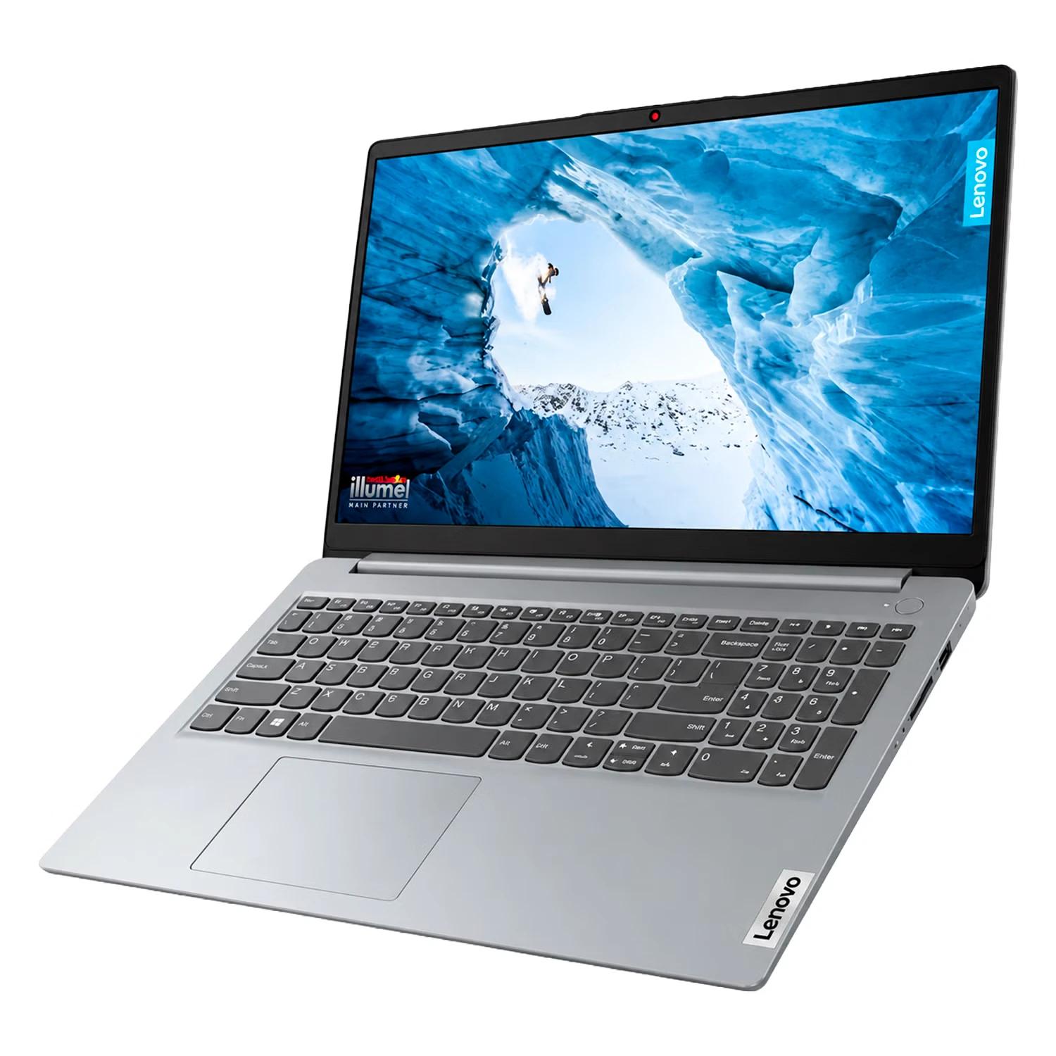 Notebook Lenovo IdeaPad 1 Intel Pentium Silver N6000 4GB RAM 128GB UFS Pantalla 15.6" Full HD Windows 11 Inglés Gris - 82LX00G1US - Imagen 2