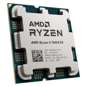 CPU AMD AM5 RYZEN R5 7600X3D 6C/12T 102MB (2 CORES GRAPHICS) - Imagen 3