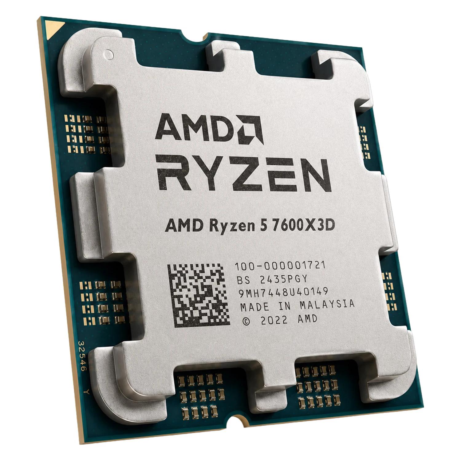 CPU AMD AM5 RYZEN R5 7600X3D 6C/12T 102MB (2 CORES GRAPHICS) - Imagen 3
