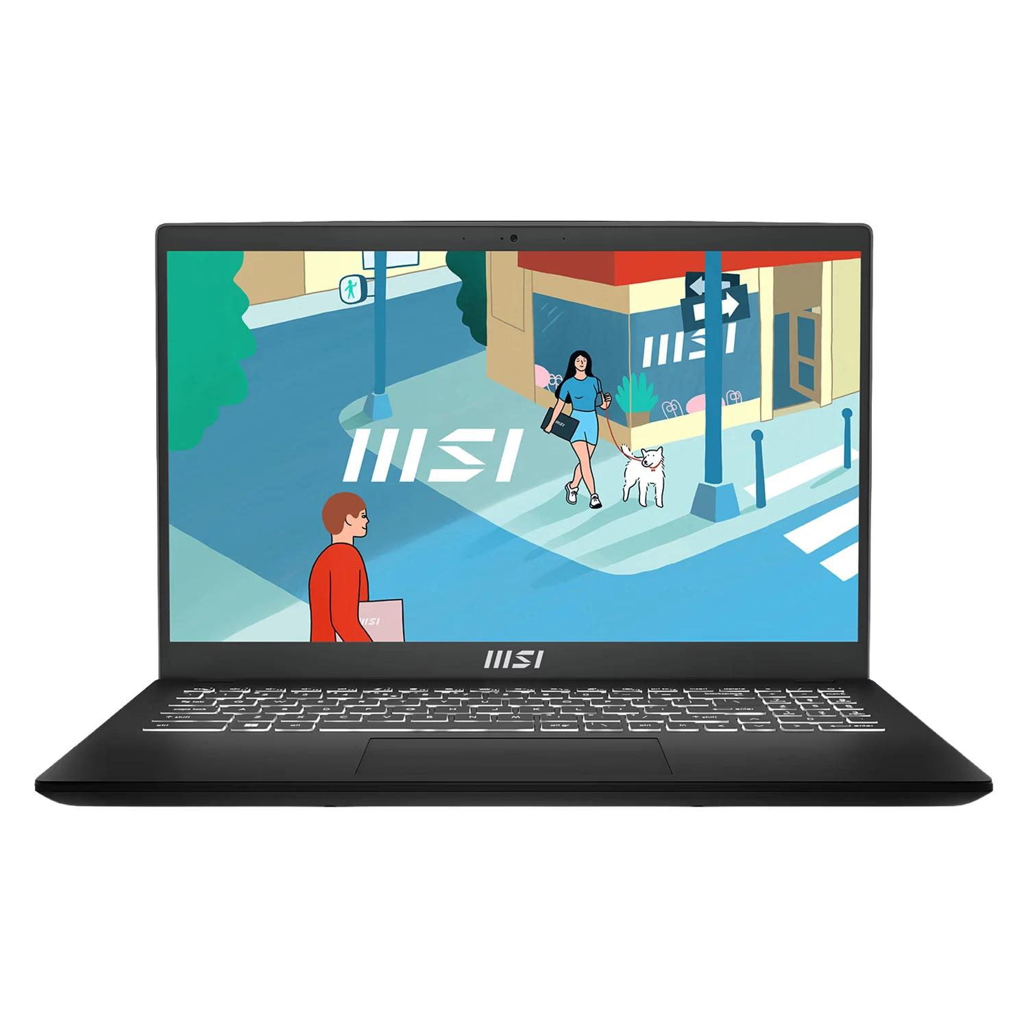 Notebook MSI Modern 15 Intel Core i5-1334U 16GB RAM 512GB SSD Pantalla 15.6" HD Windows 11 Inglés Negro - B13M-1097US