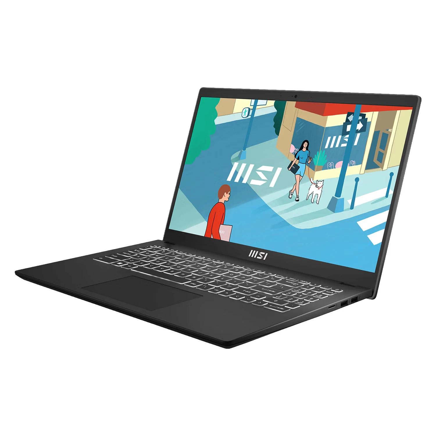 Notebook MSI Modern 15 Intel Core i5-1334U 16GB RAM 512GB SSD Pantalla 15.6" HD Windows 11 Inglés Negro - B13M-1097US - Imagen 3