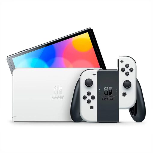 Consola Nintendo Switch OLED 64GB Japonés - Blanco (HEG-S-KAAAA) (Caja Dañada)