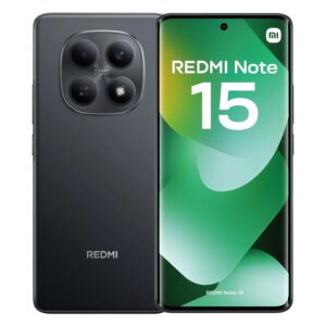 Smartphone Xiaomi Redmi Note 15 4G Global 256GB 8GB RAM Dual SIM Pantalla 6.77" - Negro (AR)