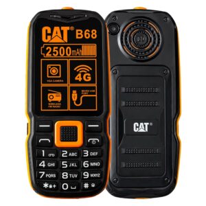 Celular Caterpillar B68 4G Dual SIM Tela 2.4" - Preto e Laranja