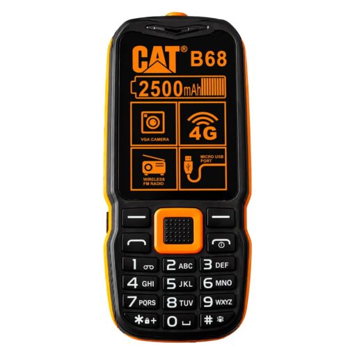 Alternative view of Celular Caterpillar B68 4G Dual SIM Pantalla 2.4" - Negro Y Naranja