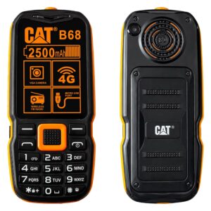 Celular Caterpillar B68 4G Dual SIM Tela 2.4" - Preto e Laranja - Imagen 4