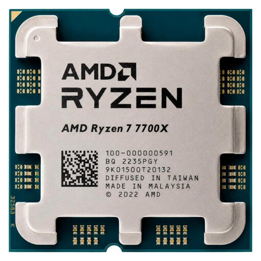 Alternative view of Procesador AMD Ryzen 7-7700X3D Socket AM5 8 Core 16 Threads 4.0GHz Y 45GHz Turbo Cache 104MB - (2 CORE GRAPHICS)