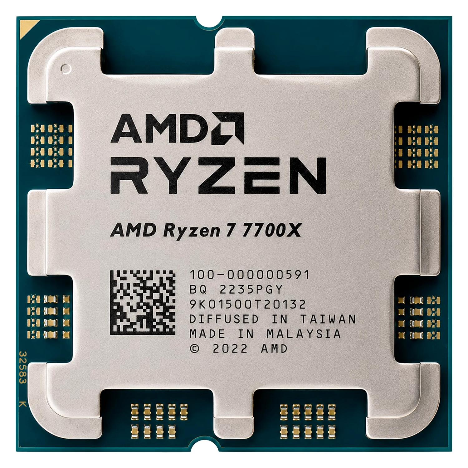 Procesador AMD Ryzen 7-7700X3D Socket AM5 8 Core 16 Threads 4.0GHz Y 45GHz Turbo Cache 104MB - (2 CORE GRAPHICS) - Imagen 2