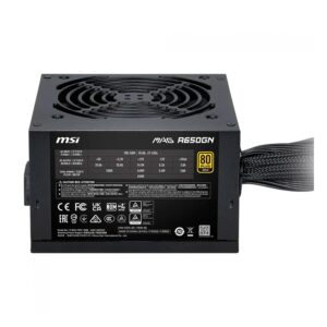Fonte MSI Mag A650GN II 306-7ZPBZ12-CE0 ATX 650W 80 Plus Gold - Preto - Imagen 4