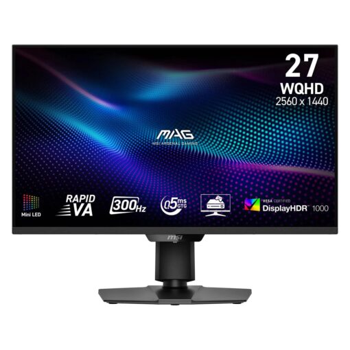 Monitor Gamer MSI MAG 274QPF-X30MV 27" WQHD 300Hz Rapid VA - Negro
