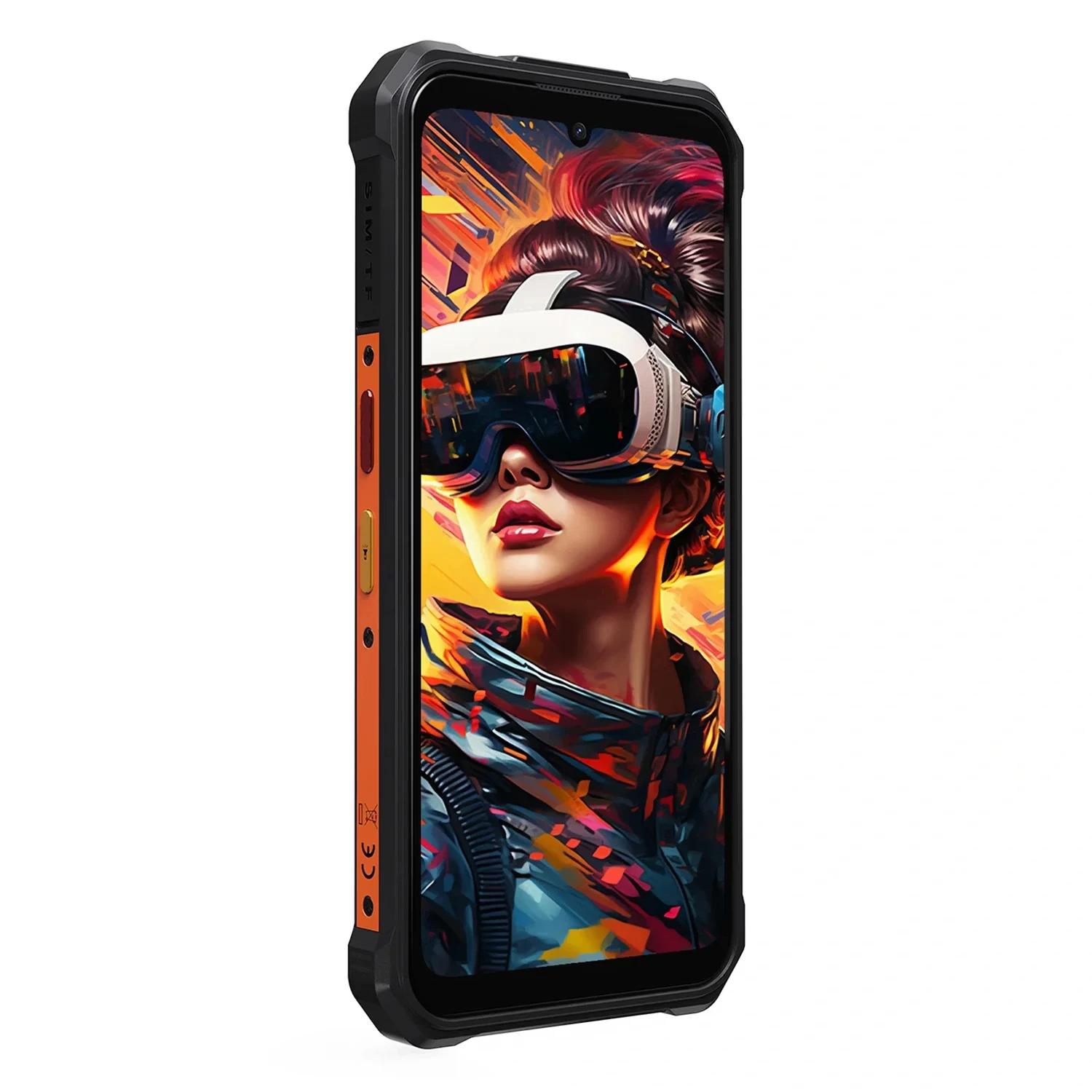 Smartphone FOSSiBOT F110L 128GB 4GB RAM Dual SIM NFC Pantalla 6.75" - Naranja - Imagen 3