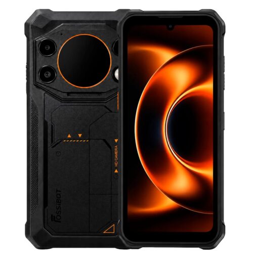 Smartphone FOSSiBOT F117 256GB 8GB RAM Dual SIM NFC Pantalla 6.75" - Naranja