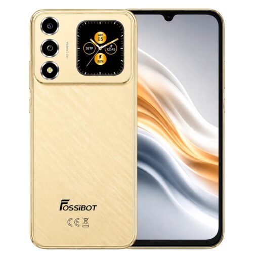 Smartphone FOSSiBOT S7 Pro 256GB 8GB RAM Dual SIM NFC Pantalla 6.9" - Dorado