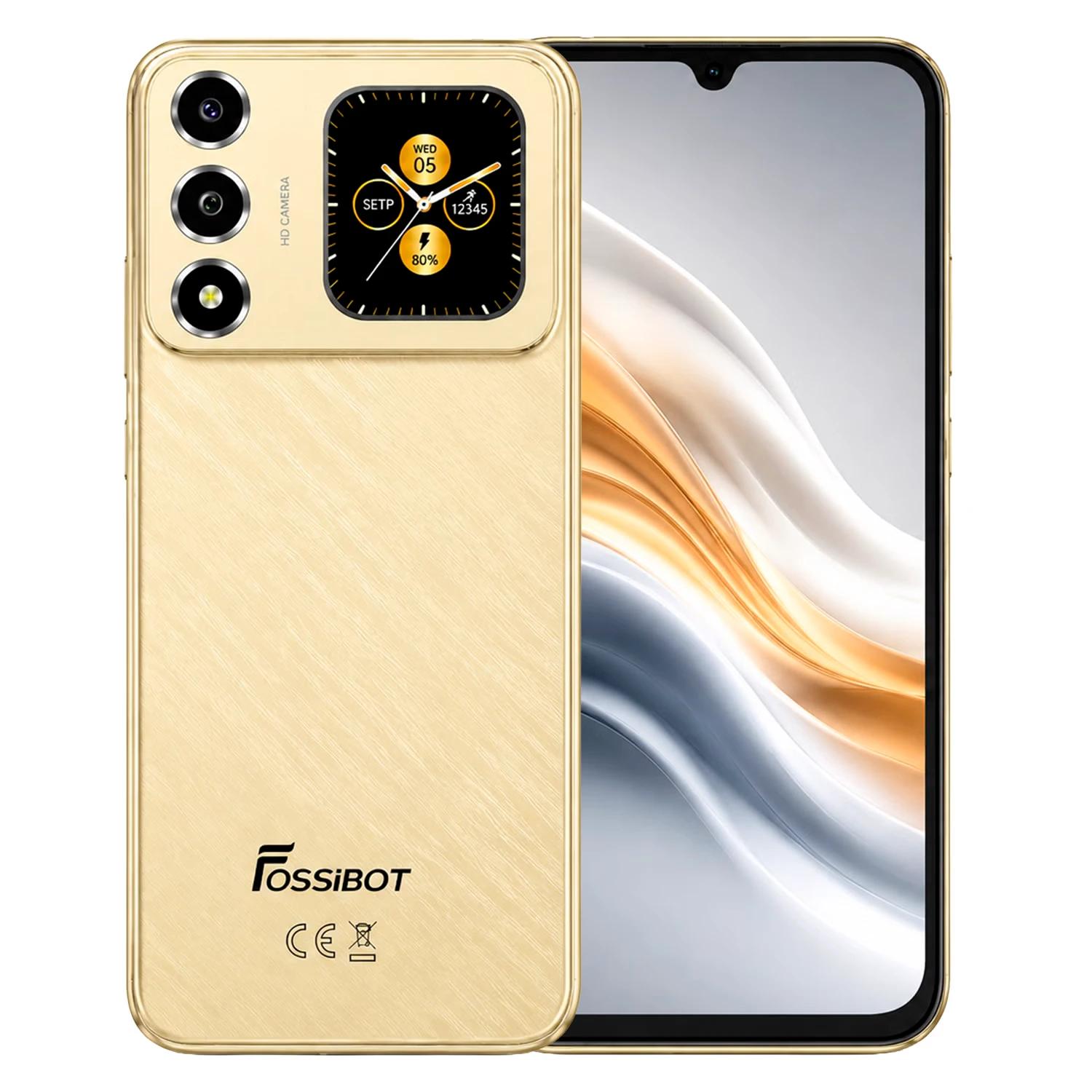 Smartphone FOSSiBOT S7 256GB 8GB RAM Dual SIM NFC Tela 6.9" - Dourado