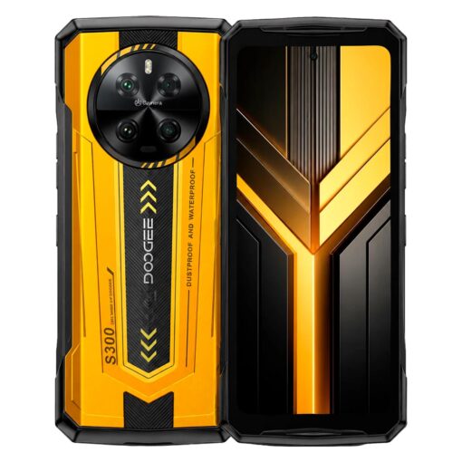 Smartphone Doogee S300 512GB 12GB RAM Dual SIM Pantalla 6.78" - Amarillo