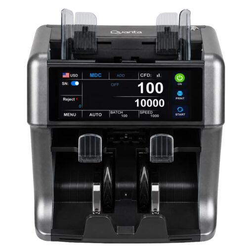 Contador De Dinero Quanta QTCDD30 220V - Gris