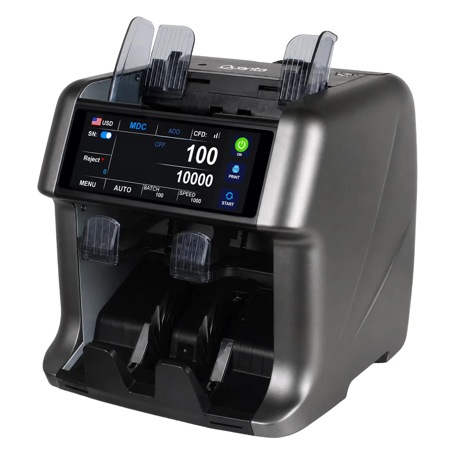 Contador De Dinero Quanta QTCDD30 220V - Gris - Imagen 2