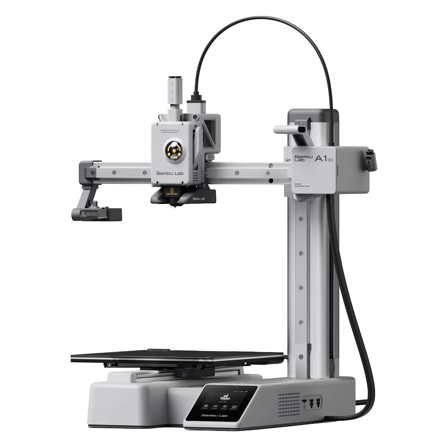 Impressora 3D Bambu Lab A1 Mini 500 MM/s - Prata - Imagen 2