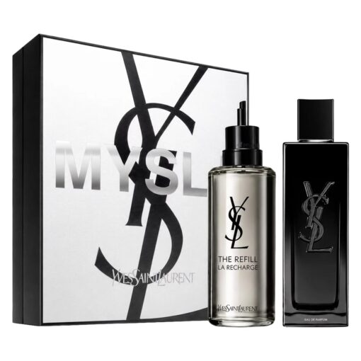 Kit Perfume Yves Saint Laurent MYSLF Travel Exclusive Eau De Parfum Masculino 60ml + Refil 150ml