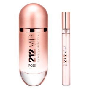 Kit Perfume Carolina Herrera 212 VIP Rosé Eau De Parfum 80ml + Loción Corporal Perfumada 200ml - Imagen 2